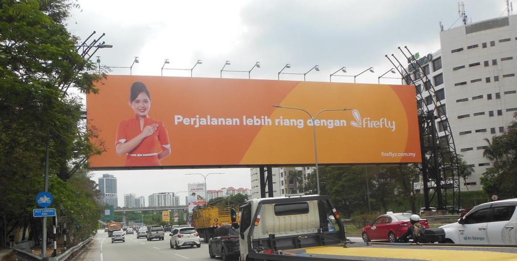 Gantry Billboard Subang Int. Airport Highway
